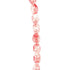 10mm Oblong Marbled Porcelain Strung Beads